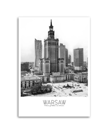 Bild auf Leinwand - Warschau - Kulturpalast | Feeby