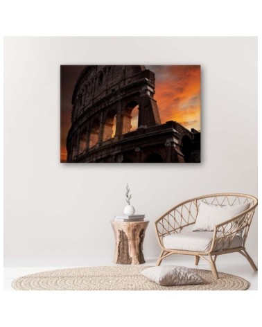 Leinwanddruck - Kolosseum nach Einbruch der Dunkelheit | Feeby