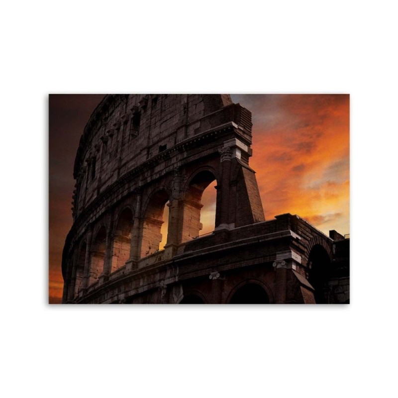 Leinwanddruck - Kolosseum nach Einbruch der Dunkelheit | Feeby