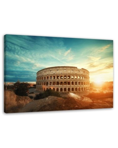 Roman Colosseum - Canvas painting for the living room | FEEBY
