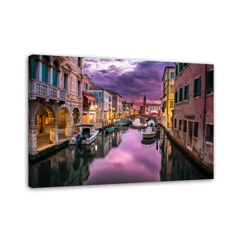 Dekoratives Leinwandbild - Venezianische Dämmerung | Feeby