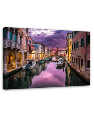 Dekoratives Leinwandbild - Venezianische Dämmerung | Feeby