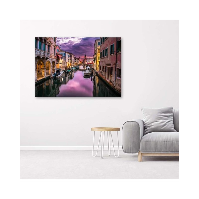 Dekoratives Leinwandbild - Venezianische Dämmerung | Feeby