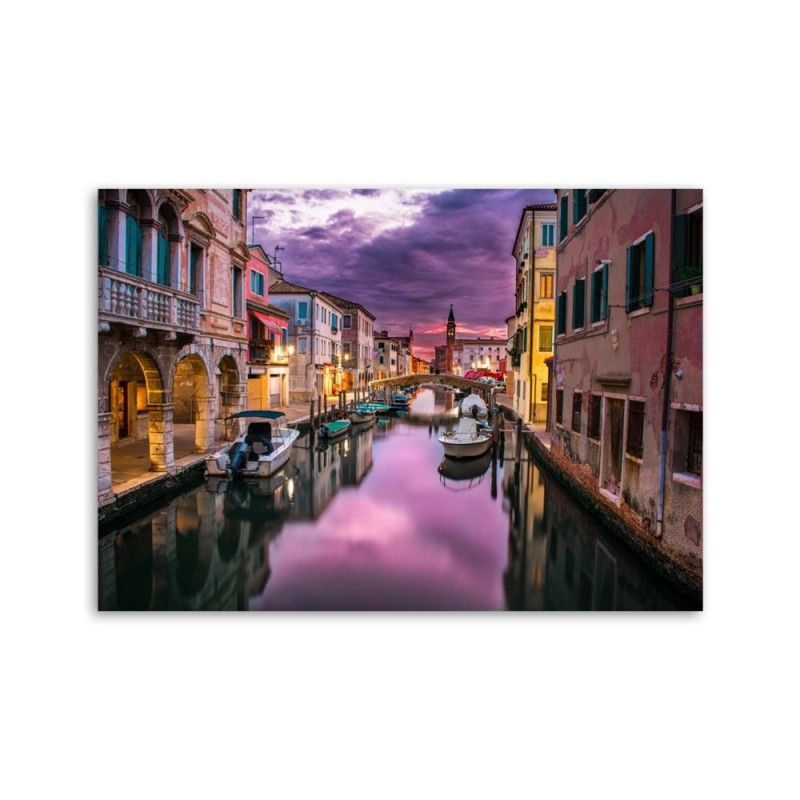 Dekoratives Leinwandbild - Venezianische Dämmerung | Feeby