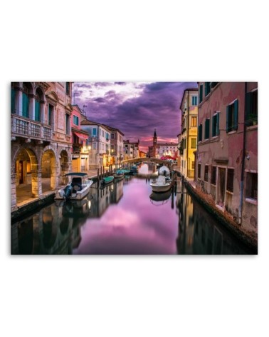 Dekoratives Leinwandbild - Venezianische Dämmerung | Feeby