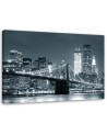 Brooklyn Bridge New York - Canvas painting for the living room USA | FEEBY
