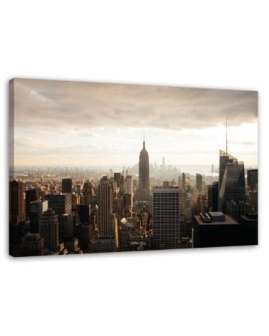 Panoramic of New York - Paintings for the living room USA | FEEBY