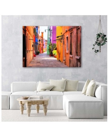 Modernes Wandbild - Bunte Straße | Feeby