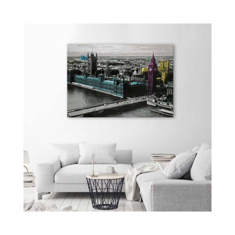 Leinwandbild - London - Big Ben und das Parlamentsgebäude | Feeby