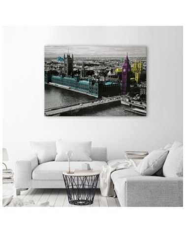 Leinwandbild - London - Big Ben und das Parlamentsgebäude | Feeby