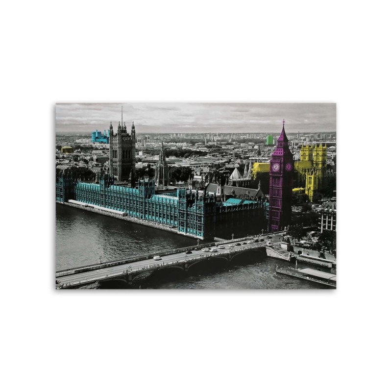 Leinwandbild - London - Big Ben und das Parlamentsgebäude | Feeby