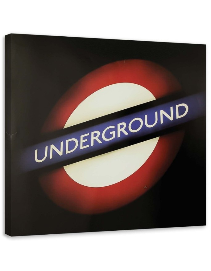 Modernes Wandbild - English Underground Zeichen | Feeby