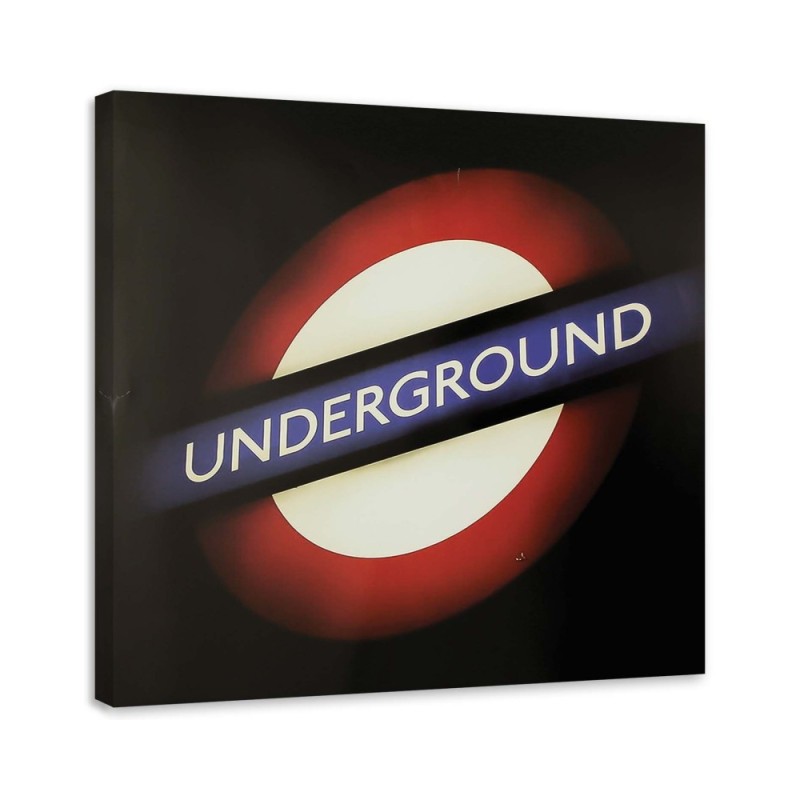 Modernes Wandbild - English Underground Zeichen | Feeby