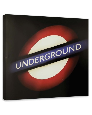 Modernes Wandbild - English Underground Zeichen | Feeby
