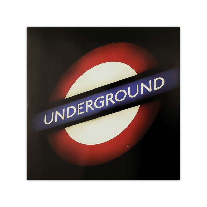 Modernes Wandbild - English Underground Zeichen | Feeby