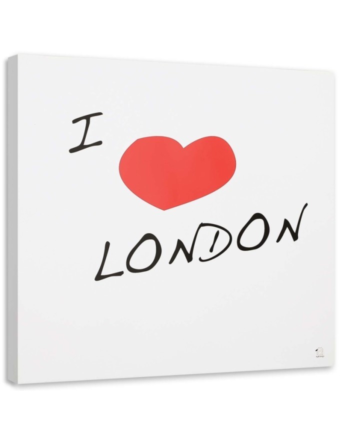 Leinwandbild - I Love London Aufschrift | Feeby