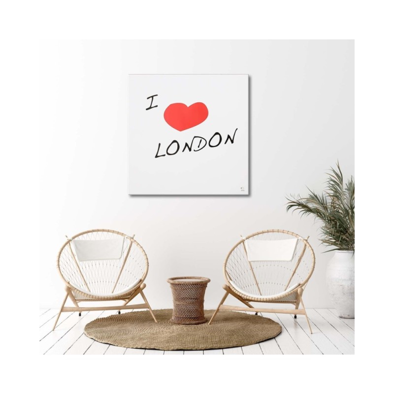 Leinwandbild - I Love London Aufschrift | Feeby