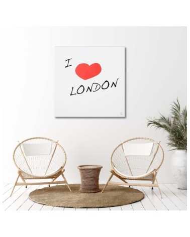 Leinwandbild - I Love London Aufschrift | Feeby