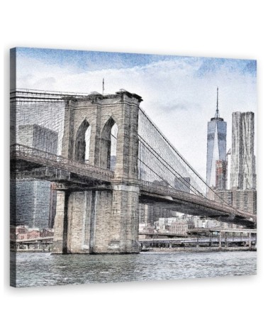 Leinwandbild - Städte und Architektur - Grau | Feeby