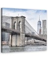 Canvas prints - Brooklyn Bridge | FEEBY