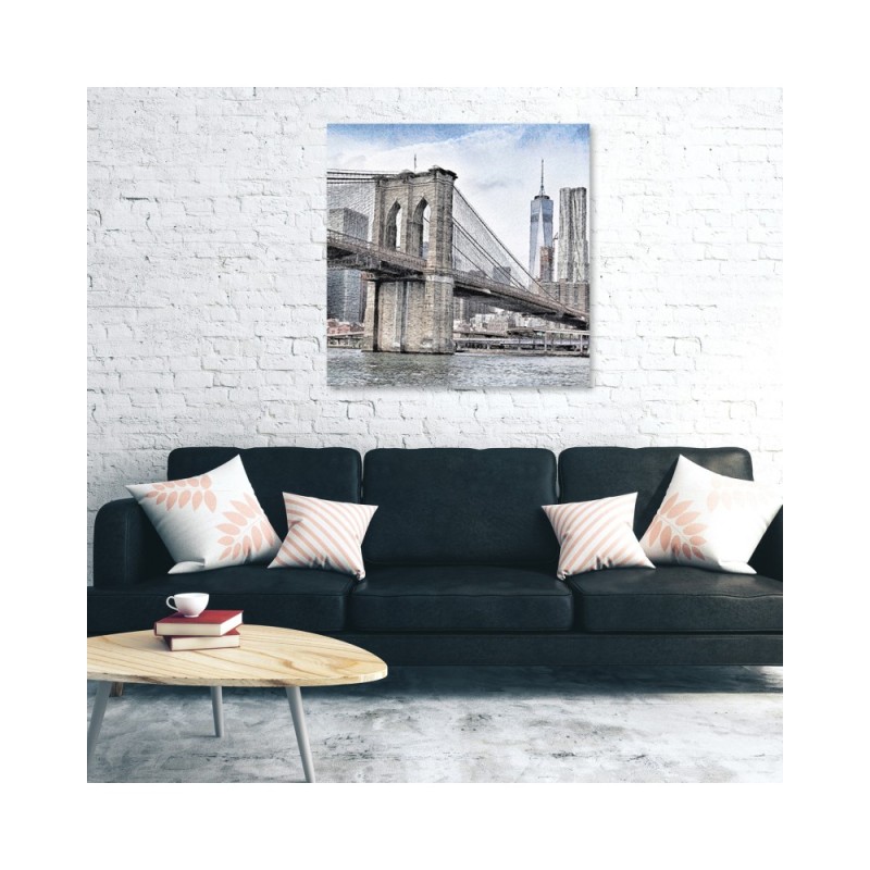 Leinwandbild - Städte und Architektur - Grau | Feeby