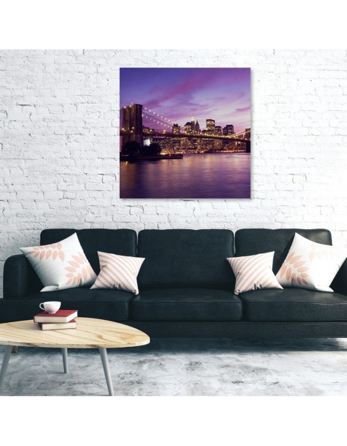 Canvas prints from photo on canvas - NY City at night | FEEBY