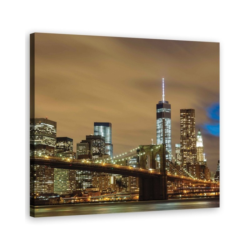 Prints photo on canvas - New York Skyline Grey | FEEBY