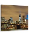 Prints photo on canvas - New York Skyline Grey | FEEBY
