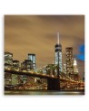 Prints photo on canvas - New York Skyline Grey | FEEBY