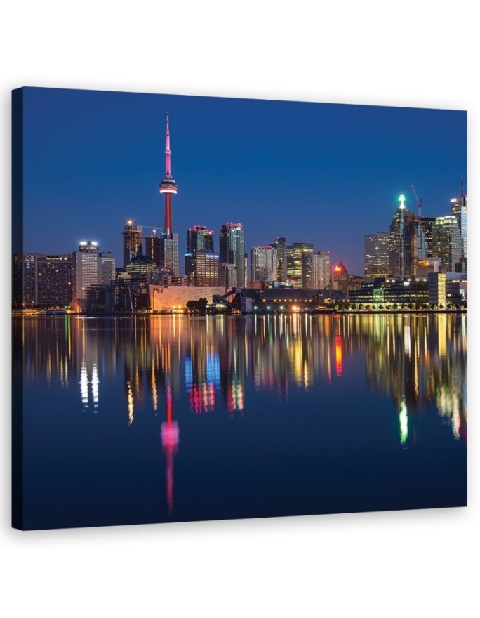 Leinwandbild - Städte und Architektur - Blau | Feeby