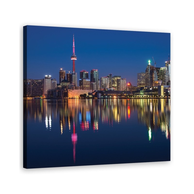 Leinwandbild - Städte und Architektur - Blau | Feeby