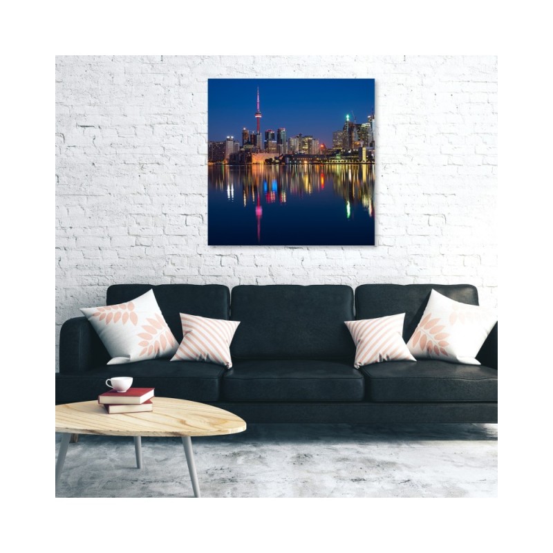 Leinwandbild - Städte und Architektur - Blau | Feeby