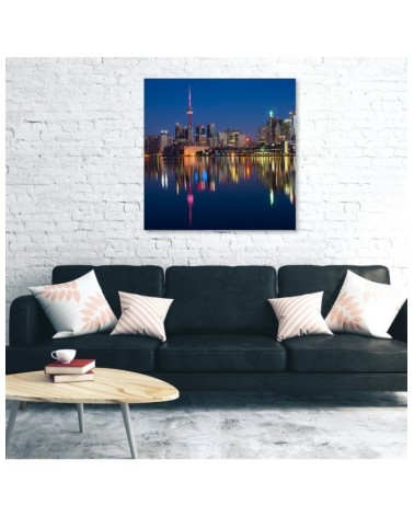 Leinwandbild - Städte und Architektur - Blau | Feeby