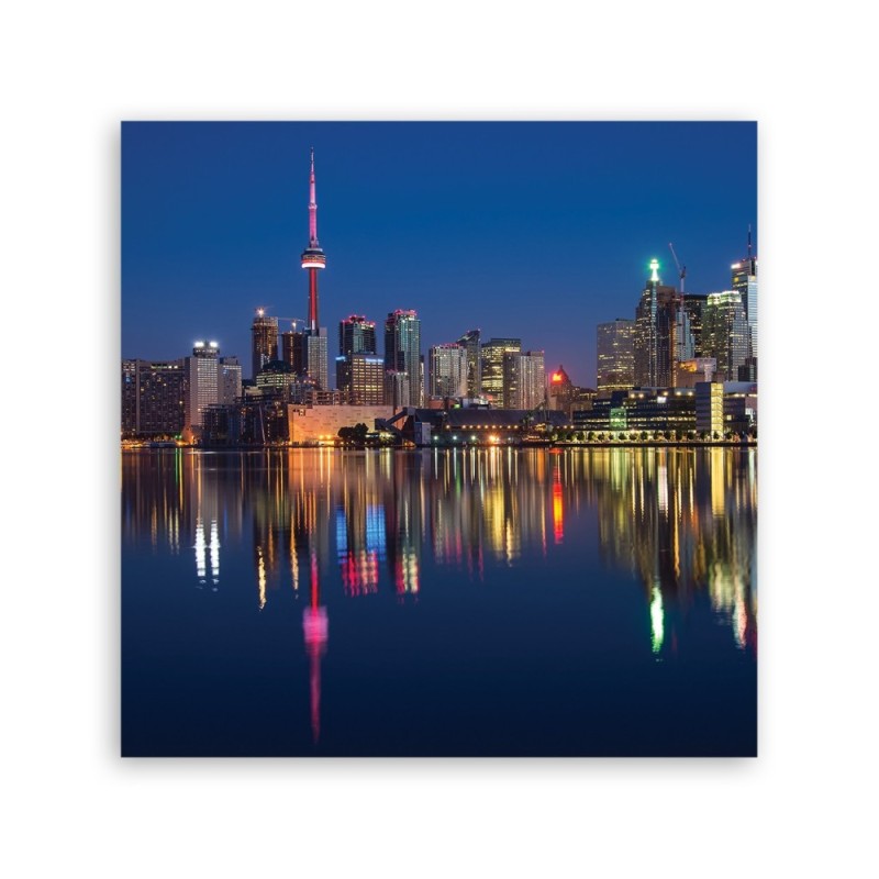 Leinwandbild - Städte und Architektur - Blau | Feeby