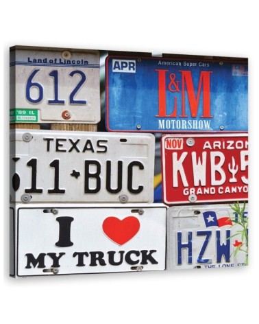 Canvas prints Number plates | FEEBY