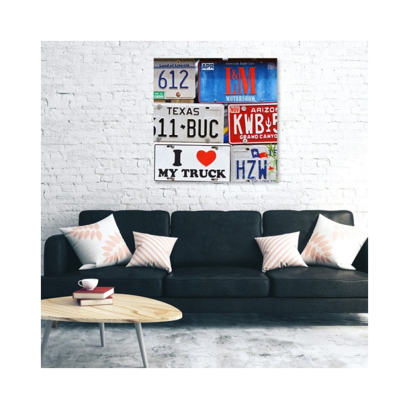 Leinwandbild - Abstrakt - Weiß | Feeby