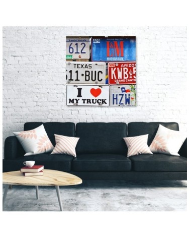 Leinwandbild - Abstrakt - Weiß | Feeby