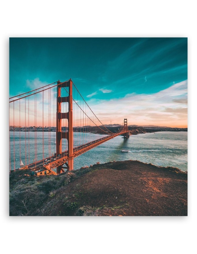 Most Golden Gate  - Obraz do salonu USA | FEEBY