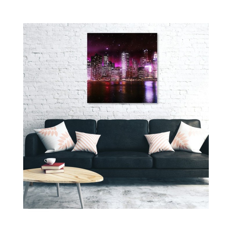 Modernes Wandbild - Städte und Architektur - Lila | Feeby