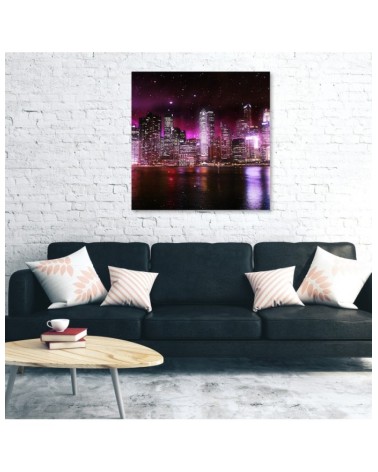 Modernes Wandbild - Städte und Architektur - Lila | Feeby