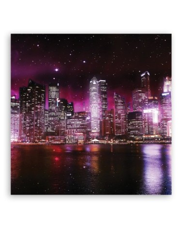Modernes Wandbild - Städte und Architektur - Lila | Feeby