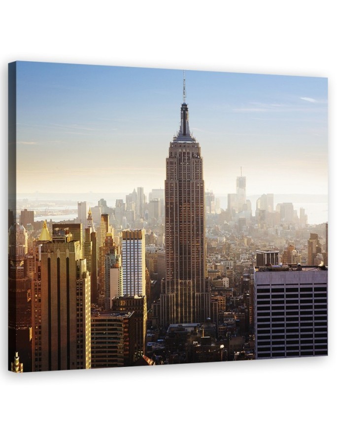 Dekoratives Leinwandbild - Städte und Architektur - Beige | Feeby