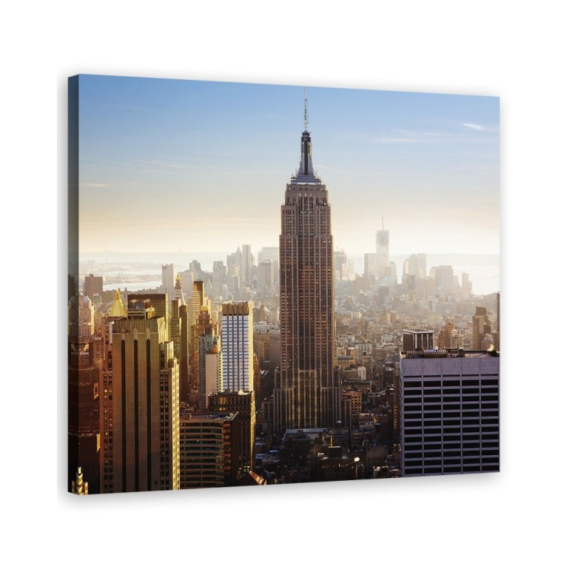 Dekoratives Leinwandbild - Städte und Architektur - Beige | Feeby