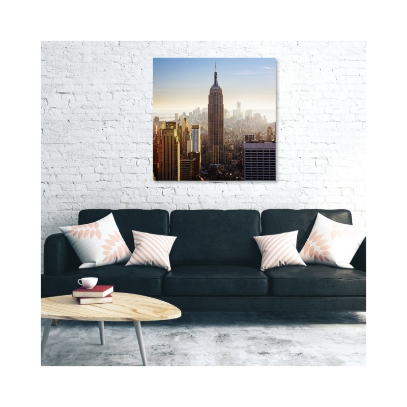 Dekoratives Leinwandbild - Städte und Architektur - Beige | Feeby