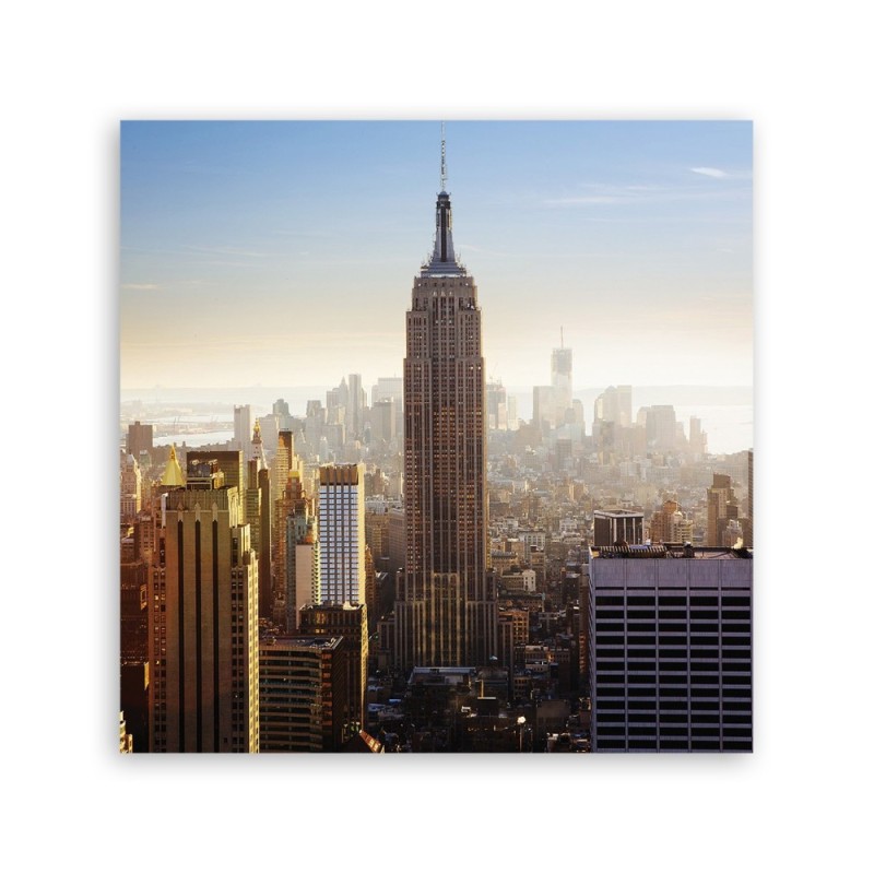 Dekoratives Leinwandbild - Städte und Architektur - Beige | Feeby