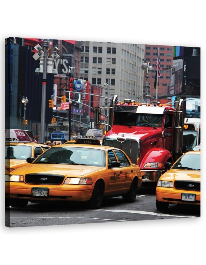 Modernes Wandbild - Städte und Architektur - Gelb | Feeby