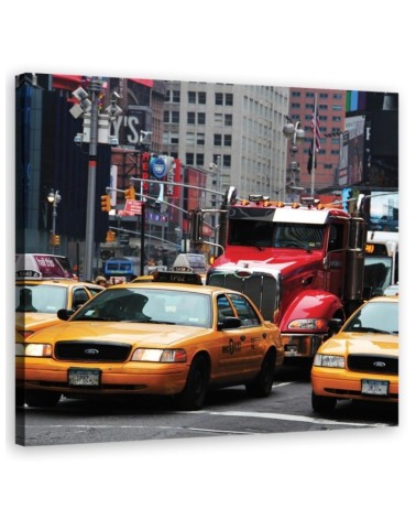 Modernes Wandbild - Städte und Architektur - Gelb | Feeby