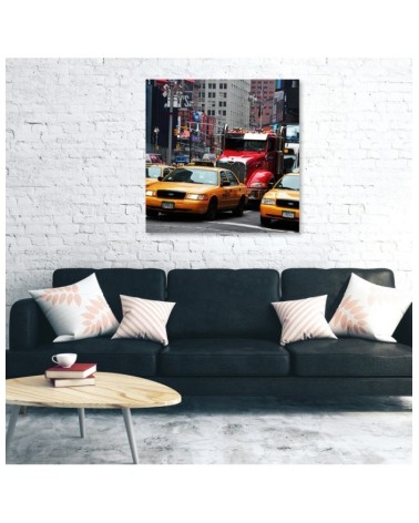 Modernes Wandbild - Städte und Architektur - Gelb | Feeby