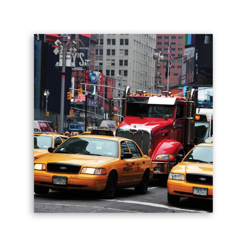 Modernes Wandbild - Städte und Architektur - Gelb | Feeby