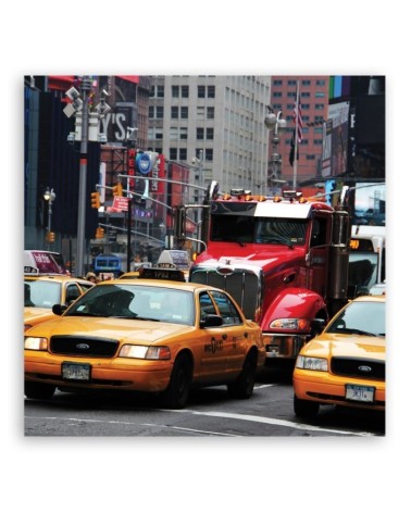 Modernes Wandbild - Städte und Architektur - Gelb | Feeby